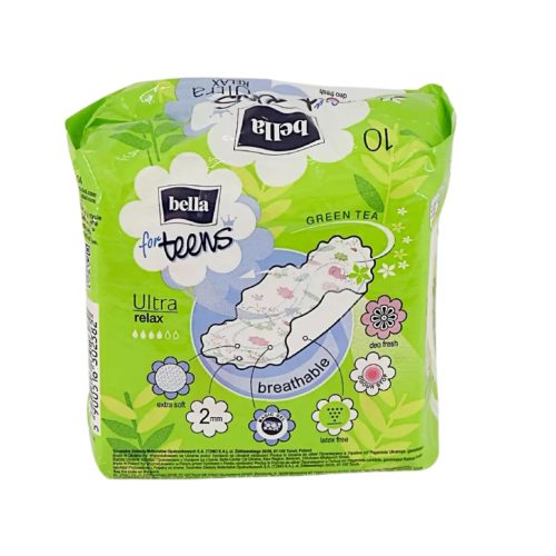 Bella egészségügyi betét Relax 10 db Green tea