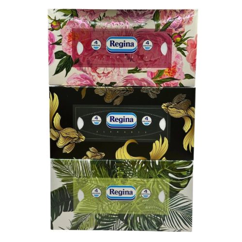 Regina elegance dobozos papírzsebkendő 4 réteg 96lap