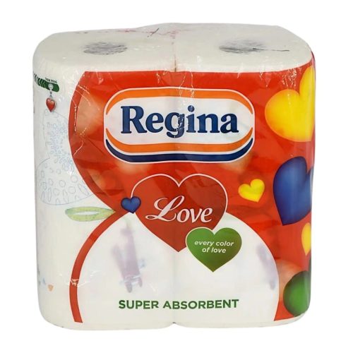Regina papírtörlő 2 réteg, 2 tekercs, love
