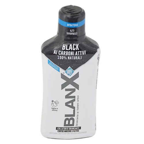 BlanX szájvíz 500 ml Black Carbon