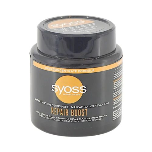 Syoss hajmaszk tégelyes 500 ml 4in1 Repair Boost