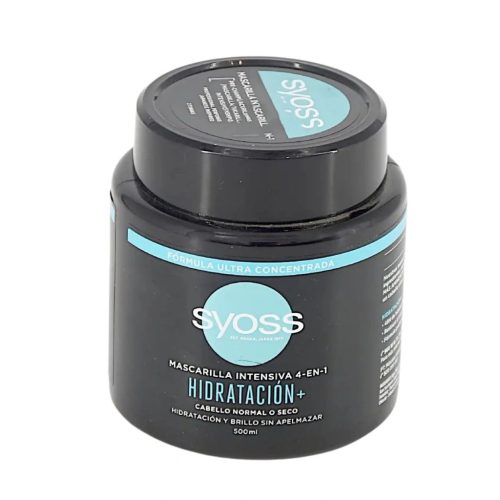 Syoss hajmaszk tégelyes 500 ml 4in1 Hydratation