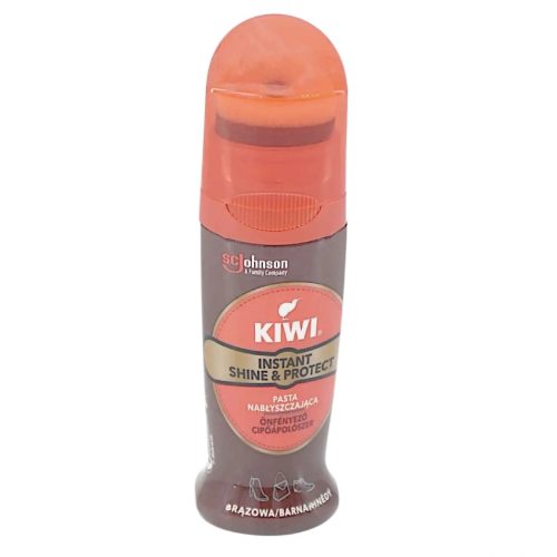 Kiwi Shine&Protect önfényező cipőápoló 75 ml barna