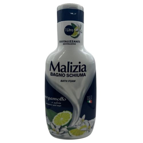 Malizia habfürdő 1000ml Bergamot & Sage