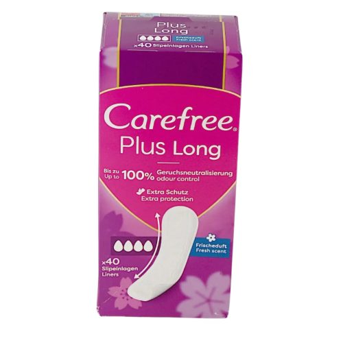 Carefree tisztasági betét 40 db Plus Long