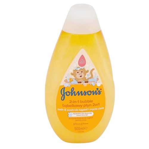 JOHNSONSŽ 2 az 1-ben buborékos fürdető és tusfürdő gyermekeknek 500 ml