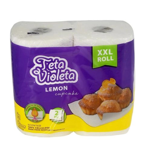 Violeta XXL papírtörlő 2 réteg, 2 tekercs, citrom illat