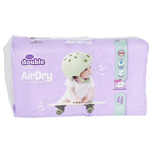 Violeta Double Care Air Dry Nadrágpelenka 4-es méret (7-18 kg) 60db +  törlőkendő