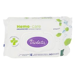   VIOLETA nedves toalett papír 60db - HemoCare, aranyeres tünetekre