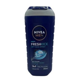 Nivea tusfürdő 250 ml 3in1 freshkick