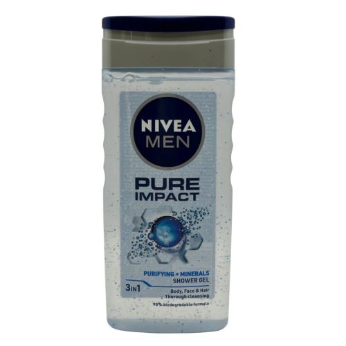 Nivea Men tusfürdő 250 ml Pure Impact