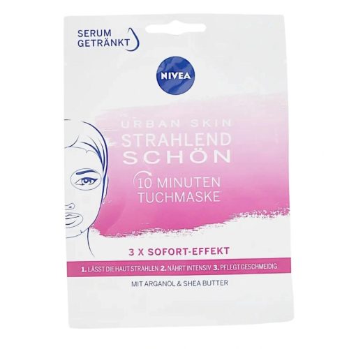 Nivea Urban Skin ragyogó fátyolmaszk