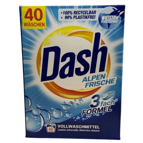 Dash mosópor fehér ruhákhoz 40mosás 2,6kg