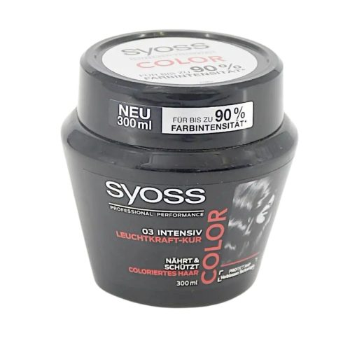 Syoss hajmaszk tégelyes 300ml intensive color