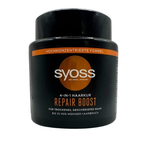 Syoss hajmaszk 500 ml 4in1 repair boost
