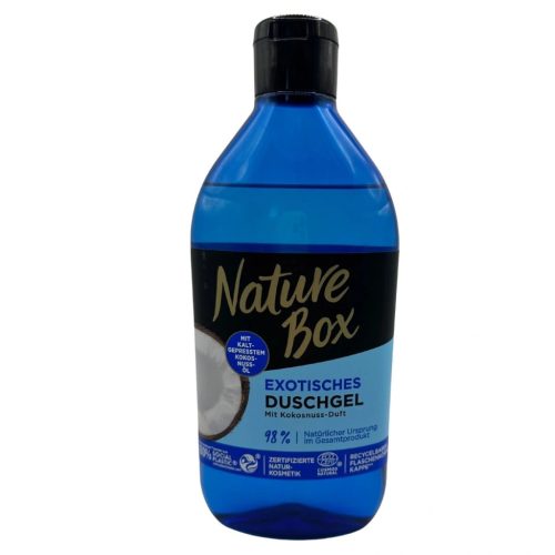 Nature box tusfürdő 385 ml coconut