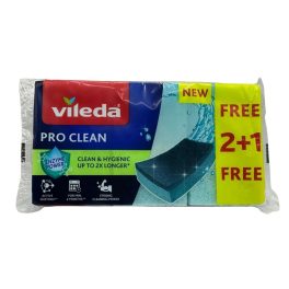 Vileda Pro Clean súrolószivacs 2+1
