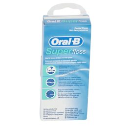 Oral-B SuperFloss viaszbevonatos fogselyem
