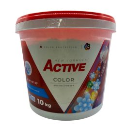 Active mosópor vödrös 10 kg color