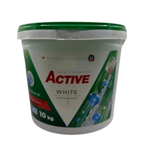 Active mosópor vödrös 10 kg fehér
