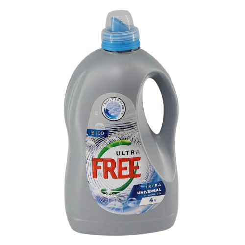 Ultra Free folyékony mosószer 4 L  Extra Universal