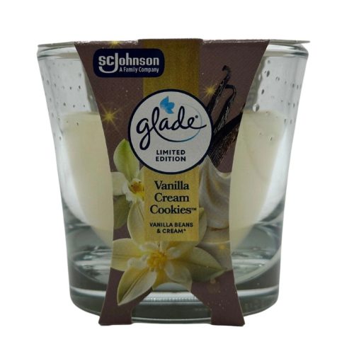 Glade illatgyertya 112g Vanilia cream cookies
