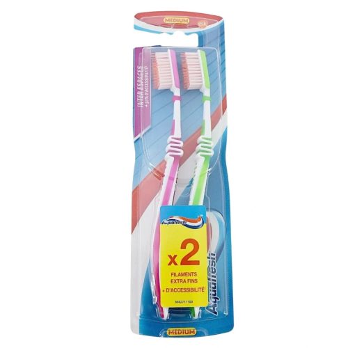 Aquafresh fogkefe 2db medium duopack