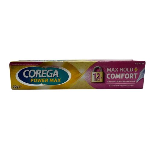 Corega múfogsor ragasztó 70 g power max hold + comfort