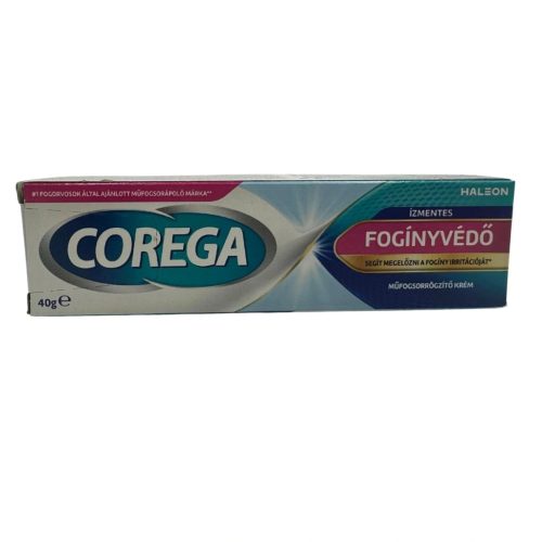 Corega műfogsorrögzítő krém 40 g fogínyvédő, ízmentes