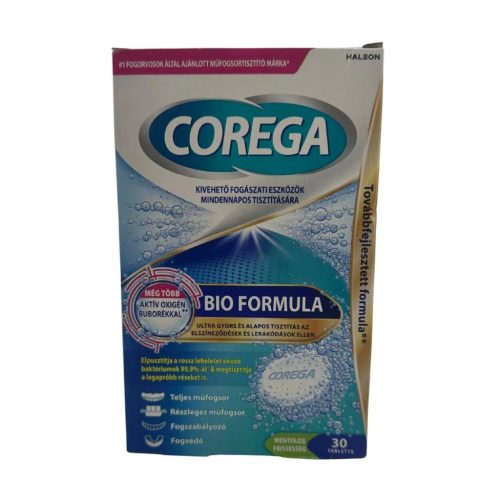 Corega műfogsortisztító tabletta 30 db-os