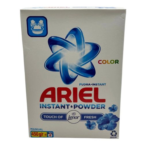 Ariel mosópor dobozos kézi 4 mosás 450 g Color Touch of Lenor Fresh