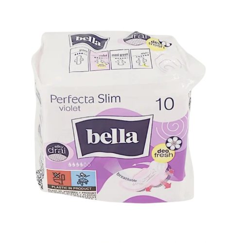 Bella Egészségügyi Betét 10 db Deo Fresh Violet