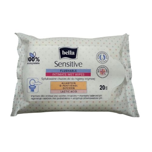 Bella intim nedves törlőkendő 20 db