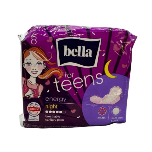Bellafor teens  egészségügyi betét 8 db éjszakai energy