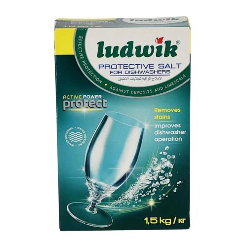 Ludwik mosogatógép regeneráló só, 1,5kg