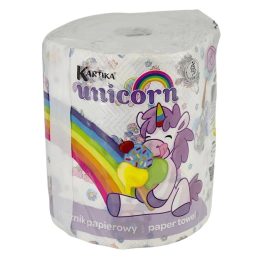 Kartika papírtörlő 1 tekercs, 3 réteg unikornis