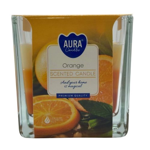 Aura illatgyertya 170g Orange