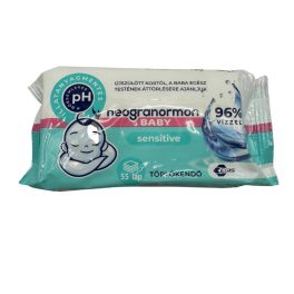 Neogranormon baba törlőkendő 55 db sensitive