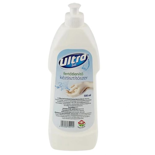 ULTRA Sol fertőtlenítő hatású kéztisztítószer 500 ml