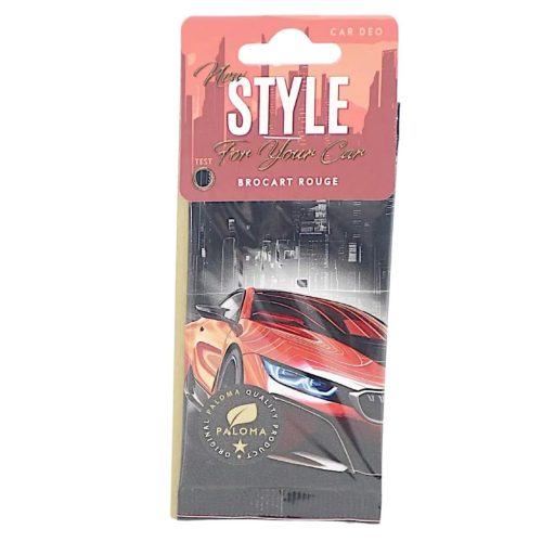 Paloma autós illatosító 4g style brocart rouge