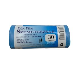 Kék Pille szemeteszsák perfolált 30 L