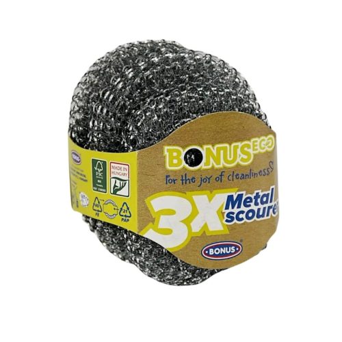 Bonus fém dörzsi 3 db
