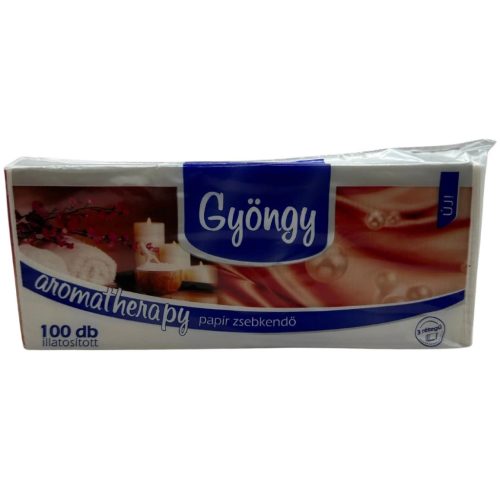 Gyöngy papírzsebkendő 100db-os 3rtg. aromatrherapy