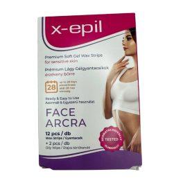 X-epil gélgyantacsík prémium 12 db-os arcra