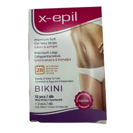 X-Epil gélgyantacsík prémium 12 db-os bikini-hónalj
