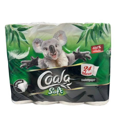 Coala soft wc papír 24 tekercs 3 rétegű