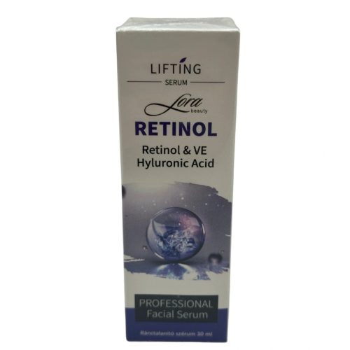 Lora arcszérum 30ml retinol és hyaluron