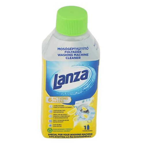 Lanza Mosógéptisztító folyadék 250 ml Citrom