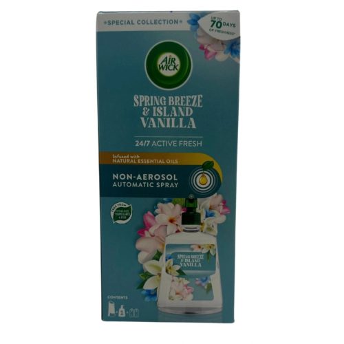 Air Wick készülék+ut 228 ml spring breeze&island vanilla