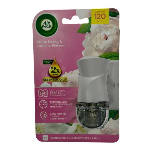 Air Wick elektromos illatosító készülék +ut 19ml white peony